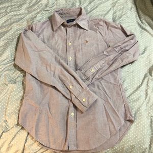 Polo Ralph Lauren Purple Oxford